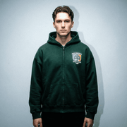 Eirin Apparel Unisex Hoodie Forest Green / S 'Make America Irish Again' Zip-Up Hoodie