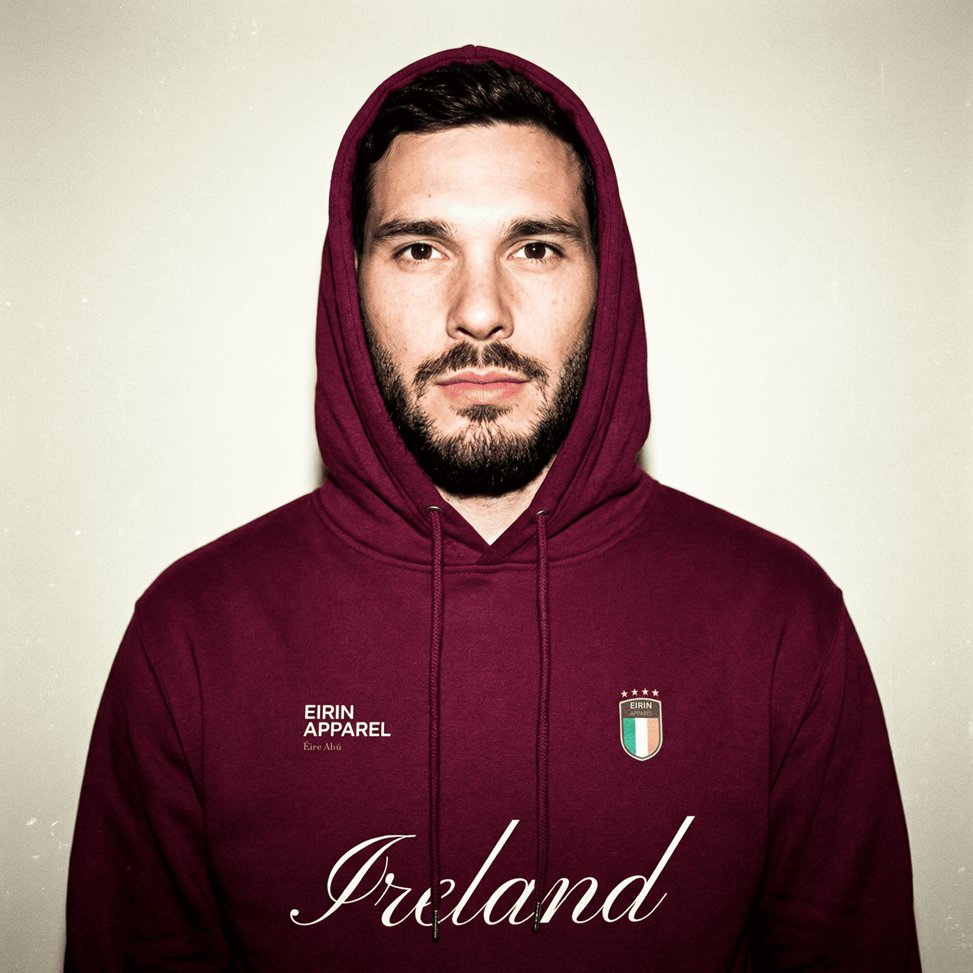 Eirin Apparel Unisex Hoodie Maroon / S 'G1 – Gaelic One' Sports Hoodie