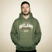 Eirin Apparel Unisex Hoodie Military Green / S 'Built Different' Sports Hoodie