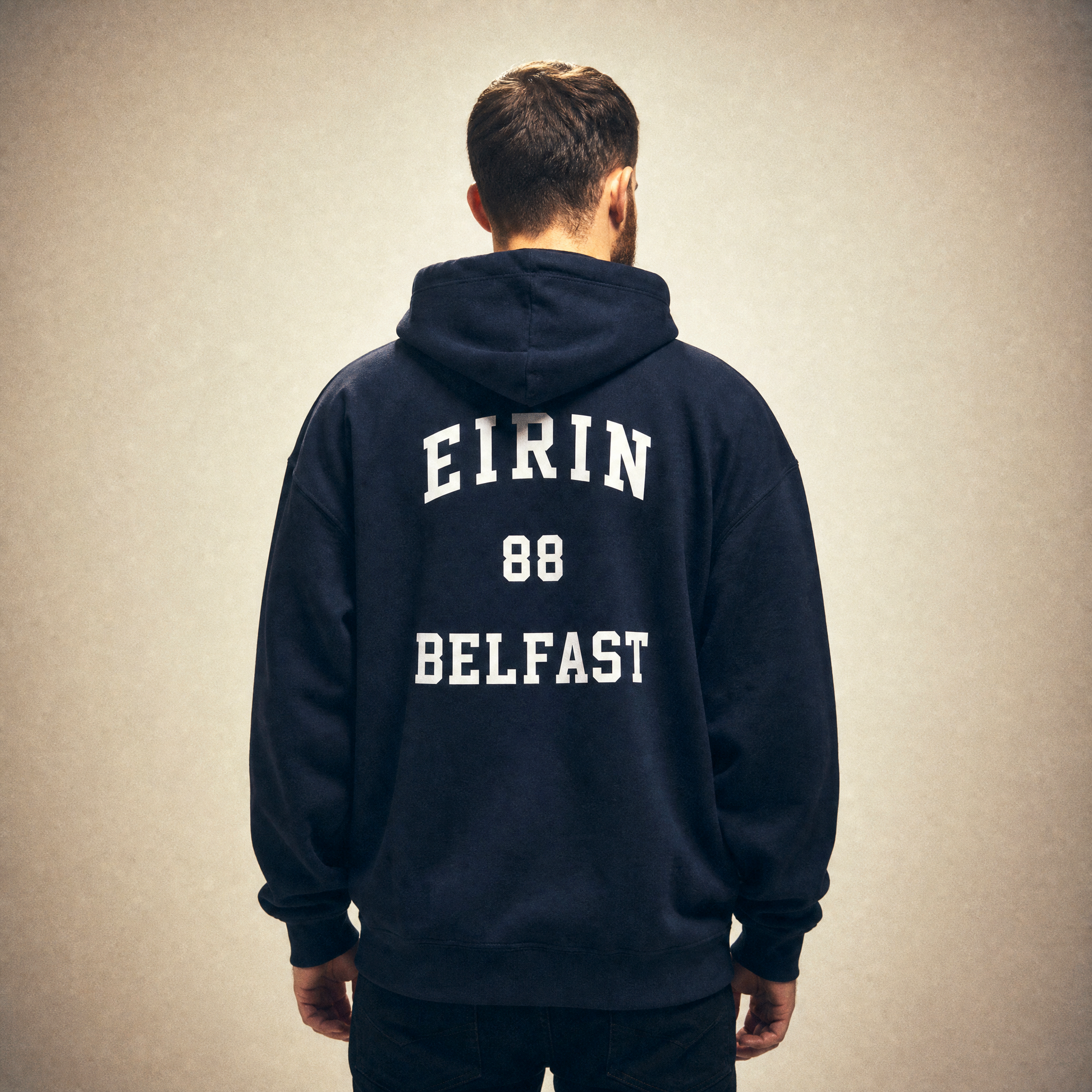 Eirin Apparel Unisex Hoodie Navy / S '88 Belfast' Hoodie