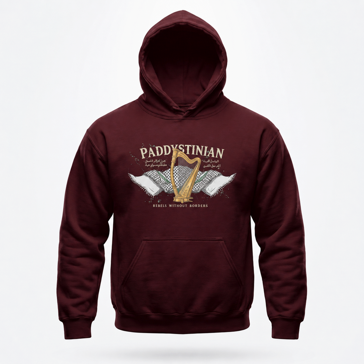 Eirin Apparel Unisex Hoodie 'Paddystinian – Rebels Without Borders' Hoodie