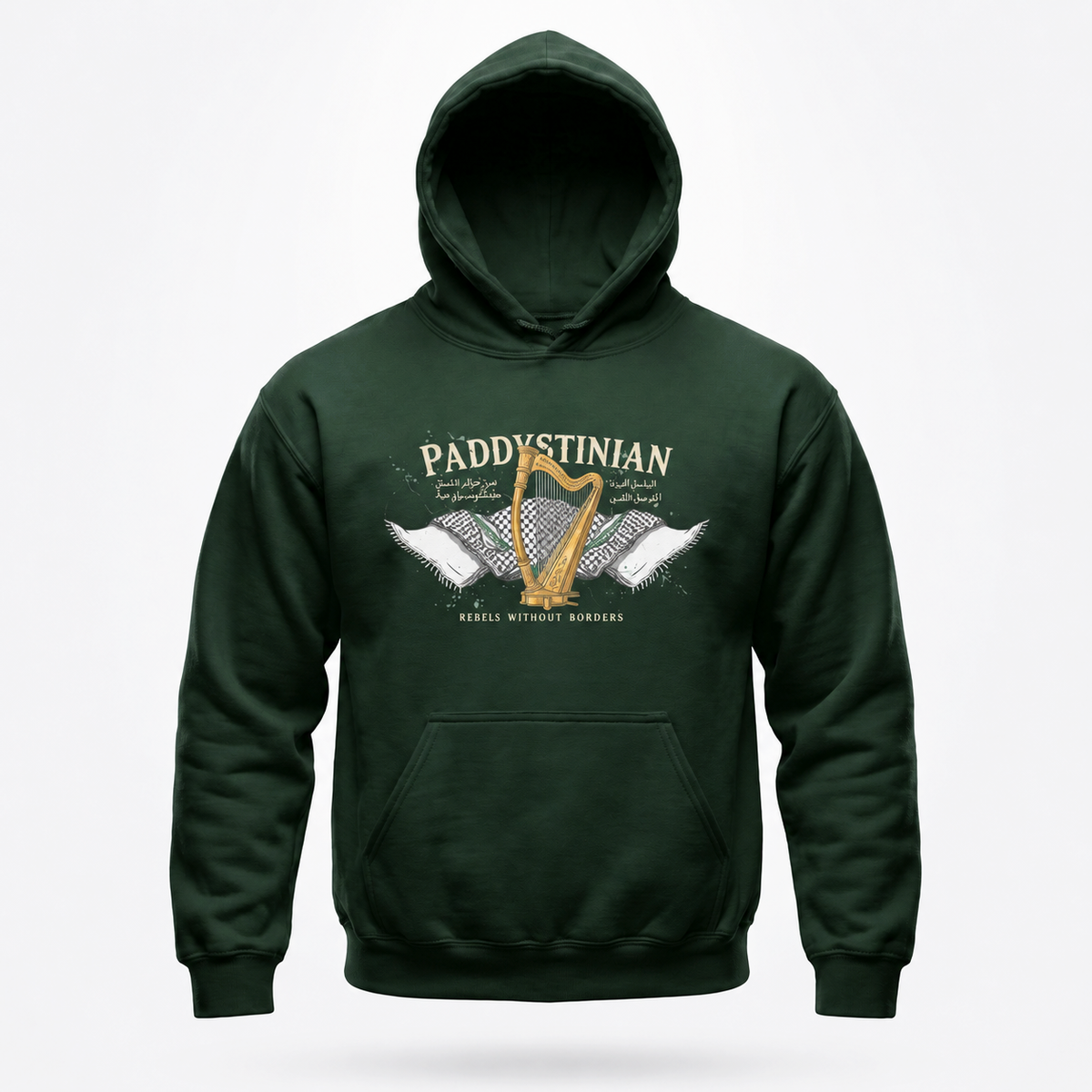 Eirin Apparel Unisex Hoodie 'Paddystinian – Rebels Without Borders' Hoodie