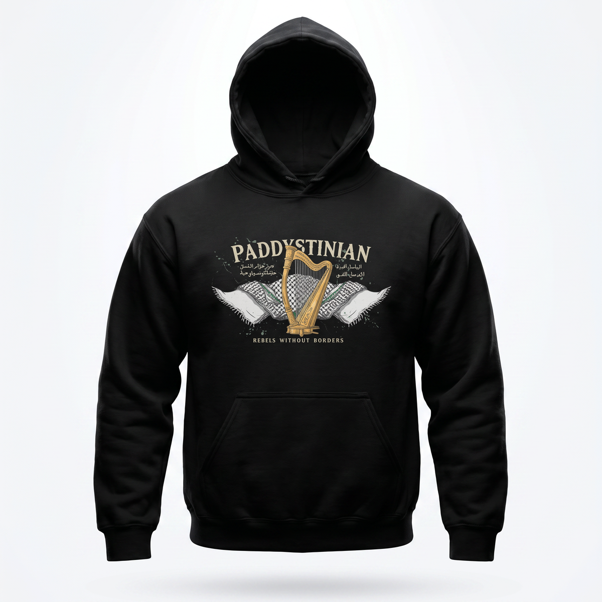 Eirin Apparel Unisex Hoodie 'Paddystinian – Rebels Without Borders' Hoodie