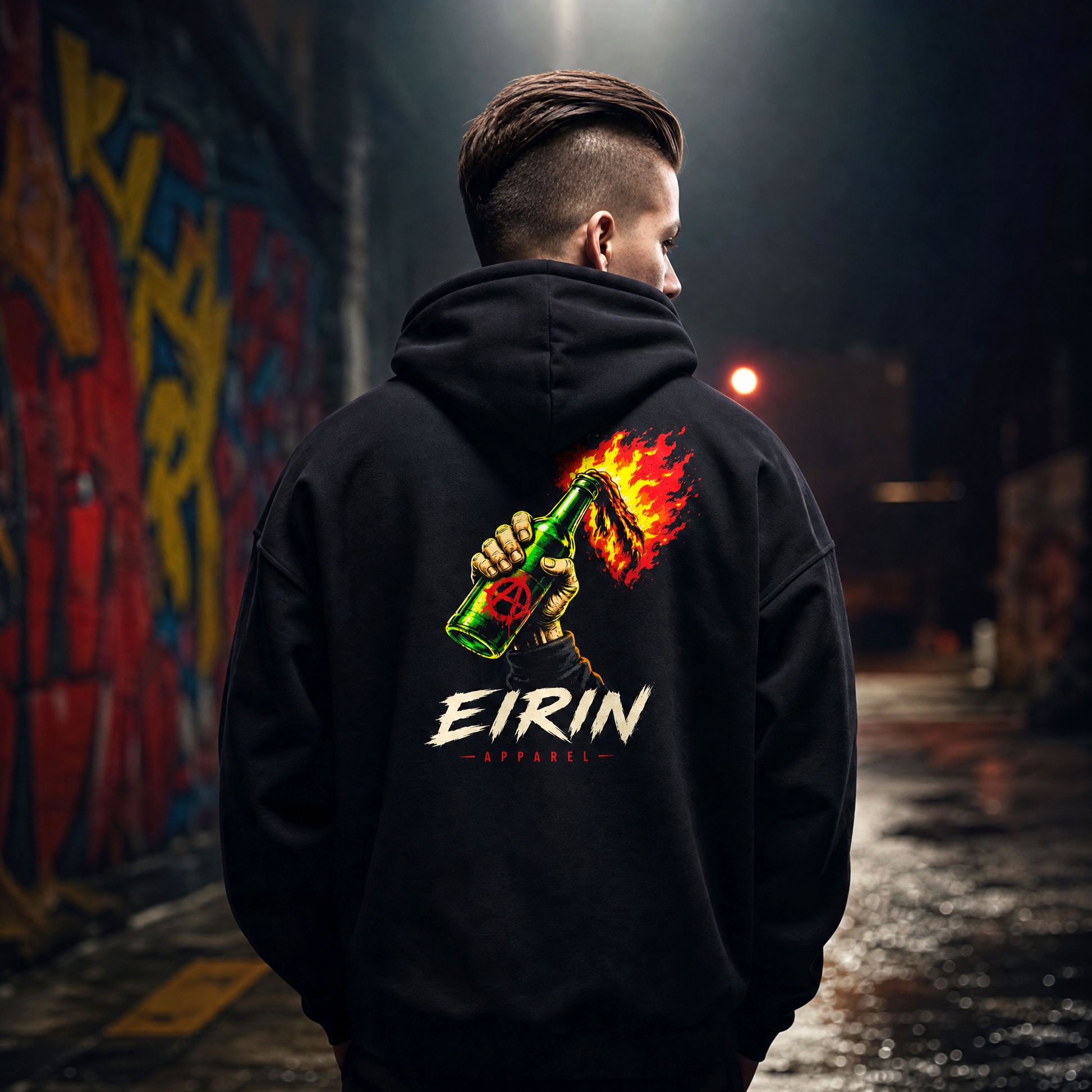 Eirin Apparel Unisex Hoodie 'Petrol' Hoodie