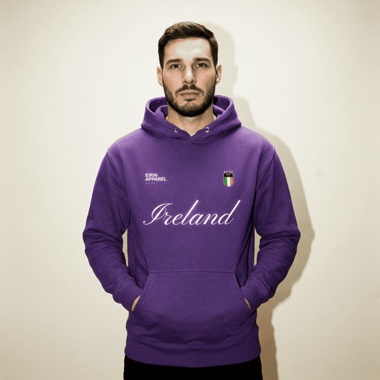 Eirin Apparel Unisex Hoodie Purple / S 'G1 – Gaelic One' Sports Hoodie