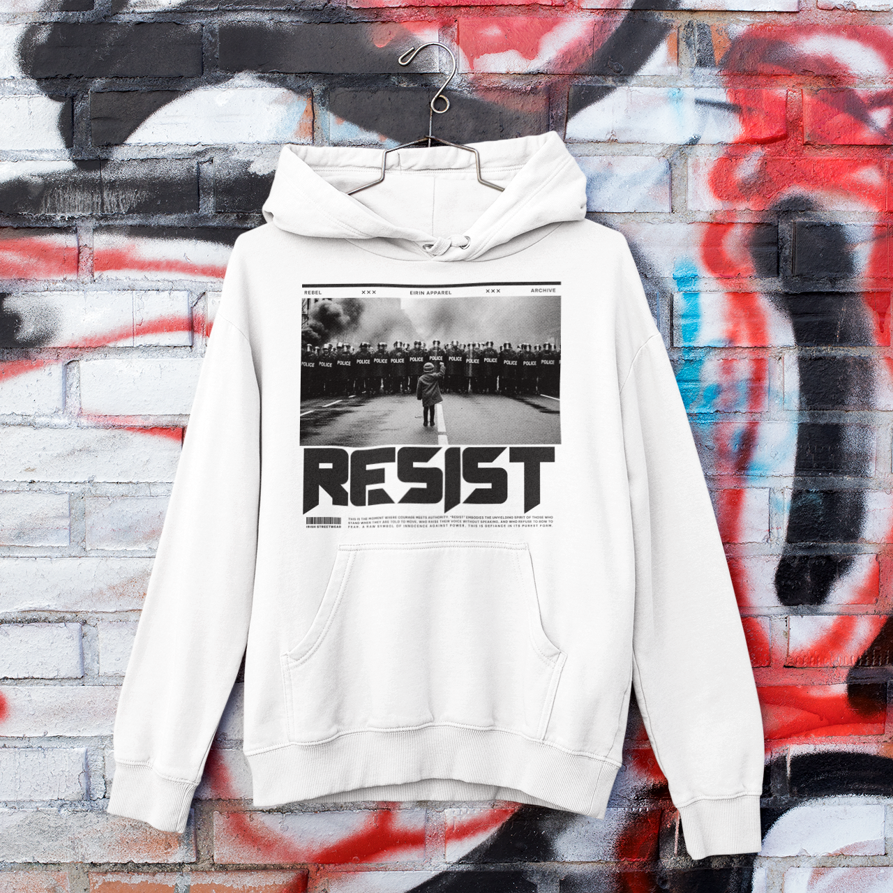 Eirin Apparel Unisex Hoodie 'Resist' Hoodie