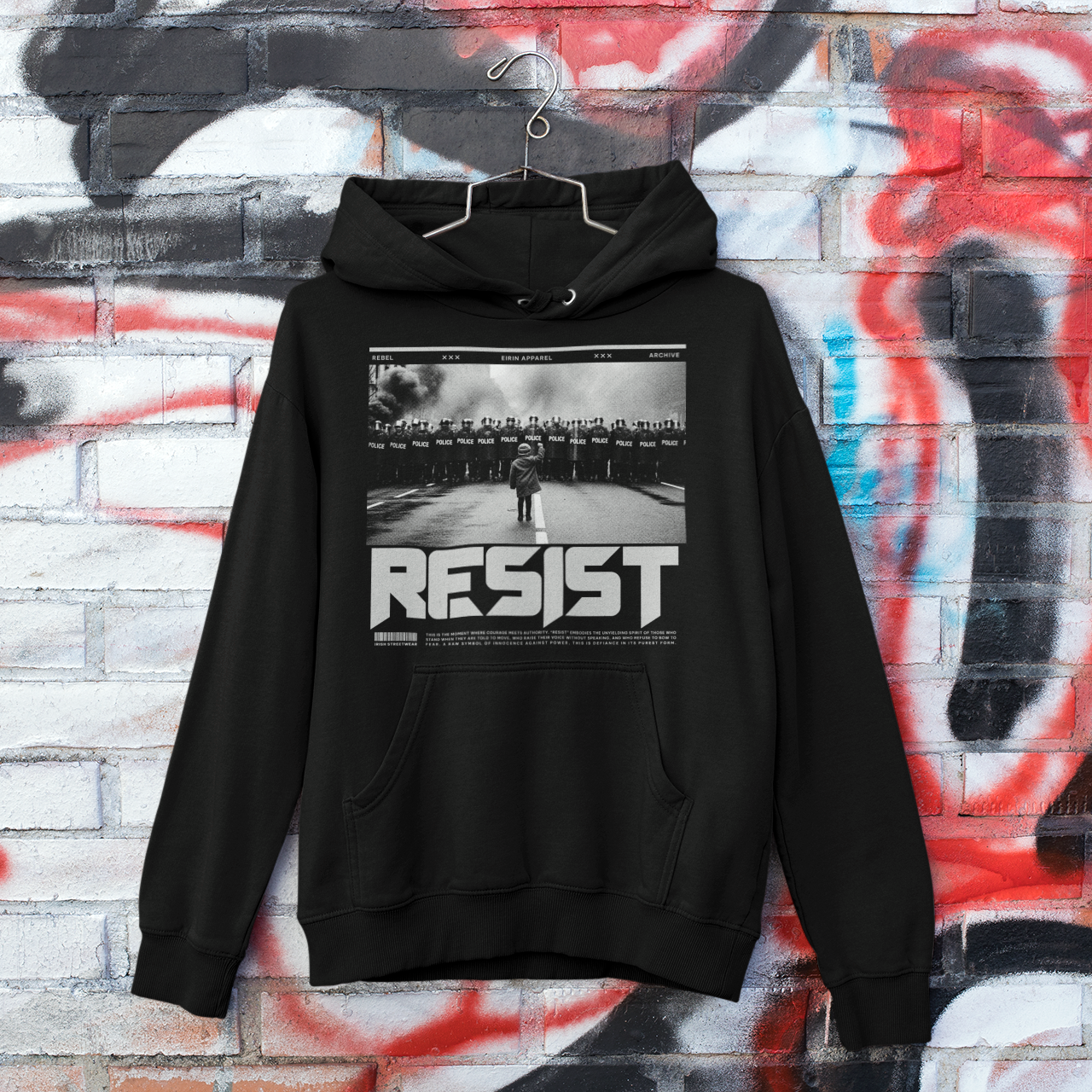 Eirin Apparel Unisex Hoodie 'Resist' Hoodie