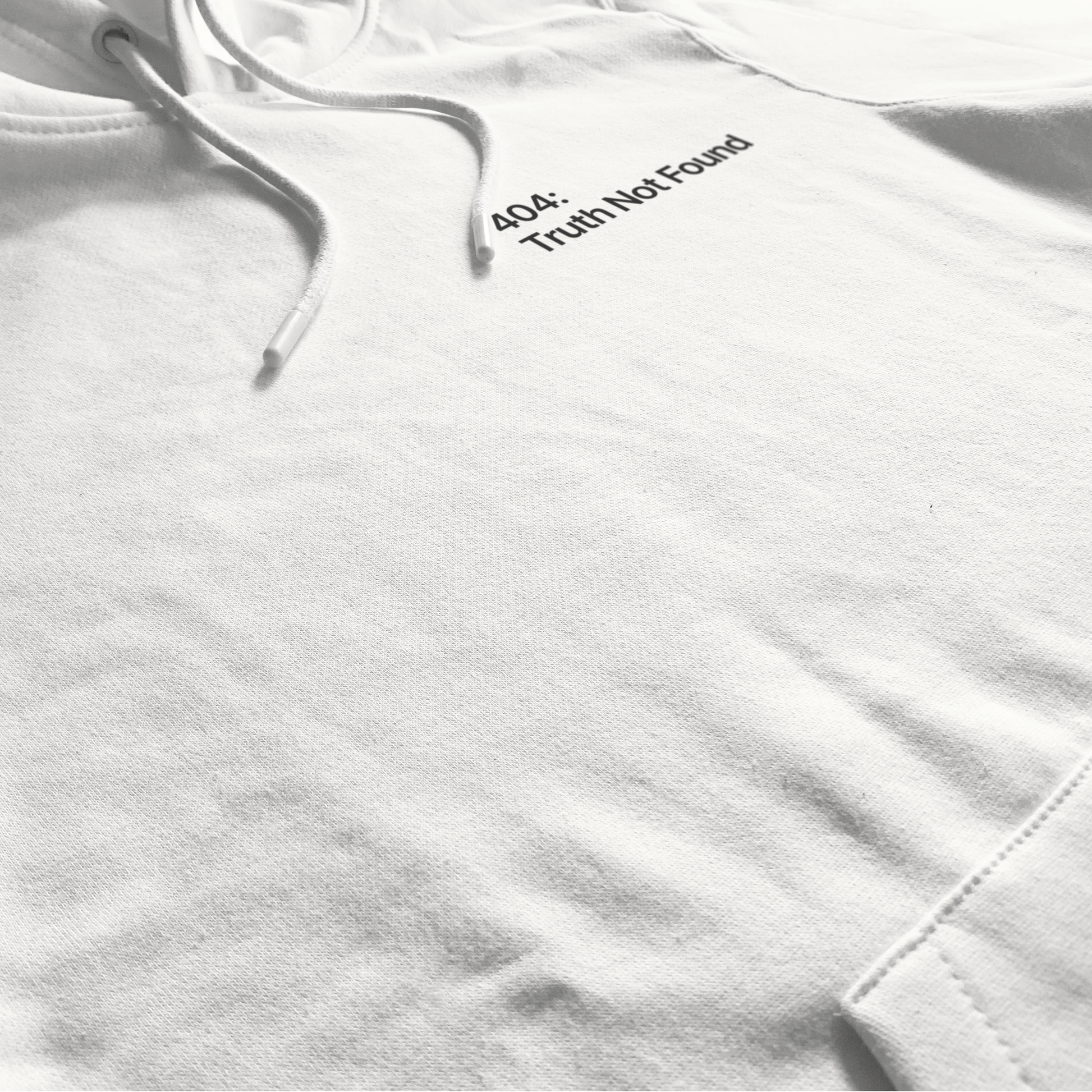 Eirin Apparel Unisex Hoodie Unisex '404: Truth Not Found' Hoodie – Irish Genocide Not Famine Awareness