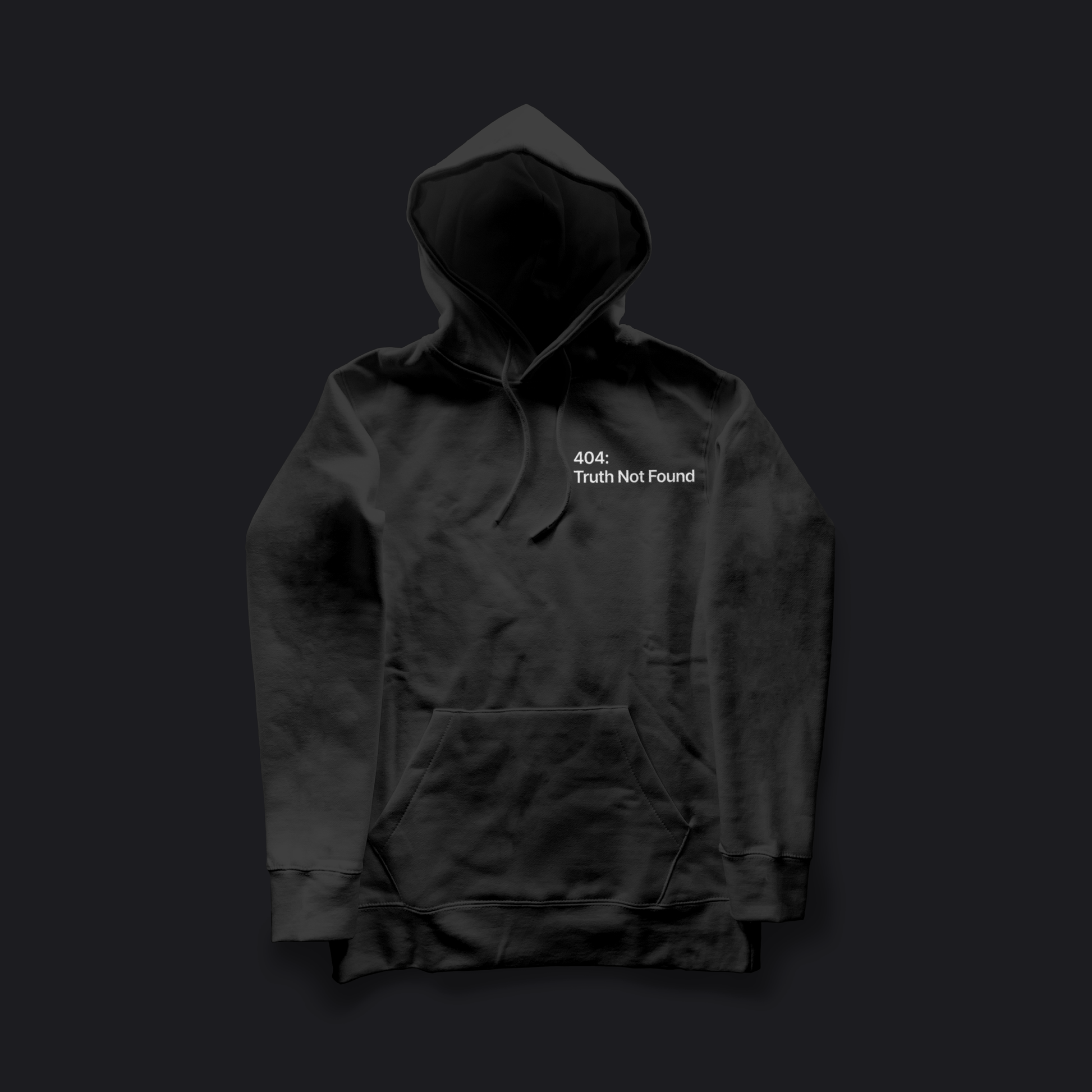 Eirin Apparel Unisex Hoodie Unisex '404: Truth Not Found' Hoodie – Irish Genocide Not Famine Awareness