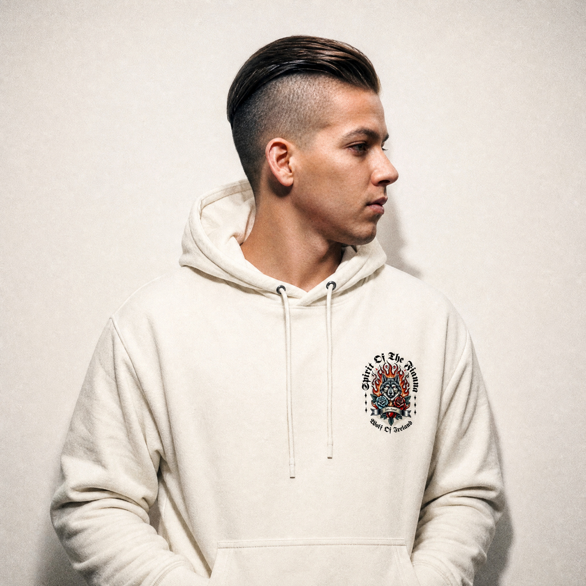 Eirin Apparel Unisex Hoodie 'Wolf Of Ireland' Premium Hoodie