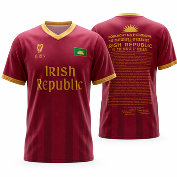 Eirin Apparel Unisex Jersey ‘1916 Proclamation’ Jersey – Pink/Gold