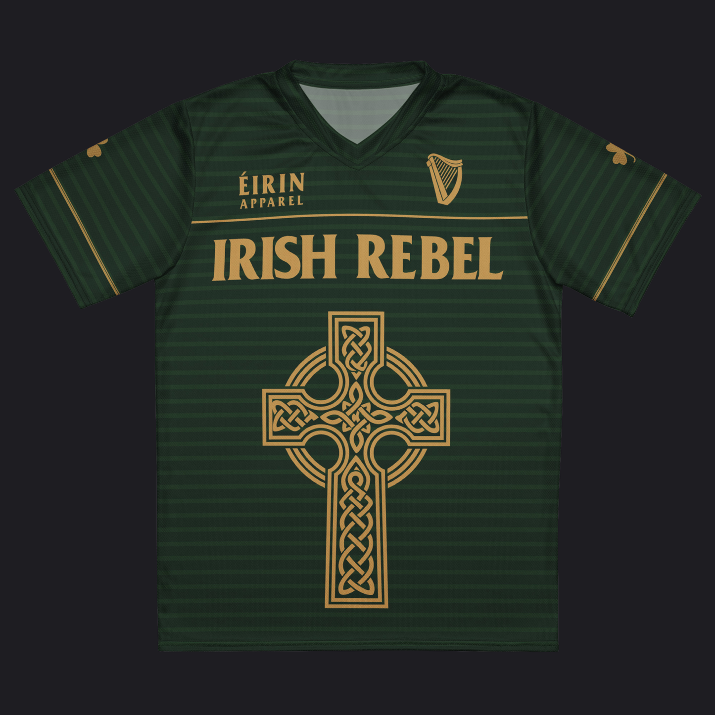 Eirin Apparel Unisex Jersey Eirin Irish Rebel Celtic Cross Jersey - Personalised Name & Number