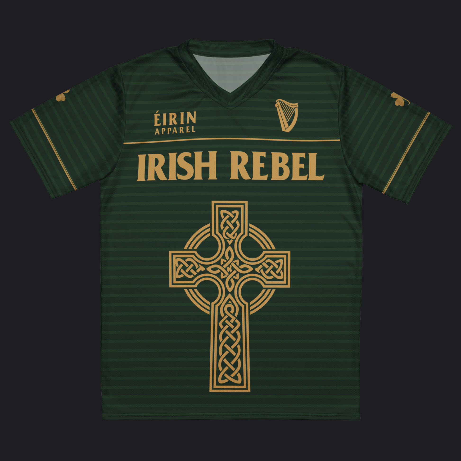 Eirin Apparel Unisex Jersey Eirin Irish Rebel Celtic Cross Jersey - Personalised Name & Number