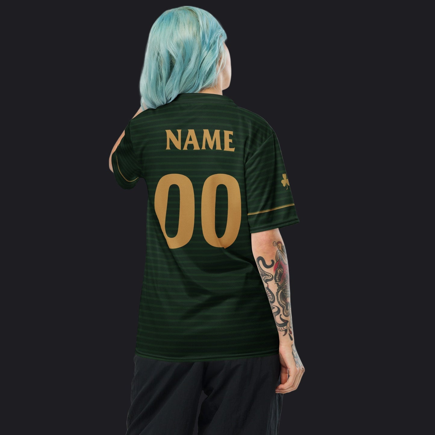 Eirin Apparel Unisex Jersey Eirin Irish Rebel Celtic Cross Jersey - Personalised Name & Number