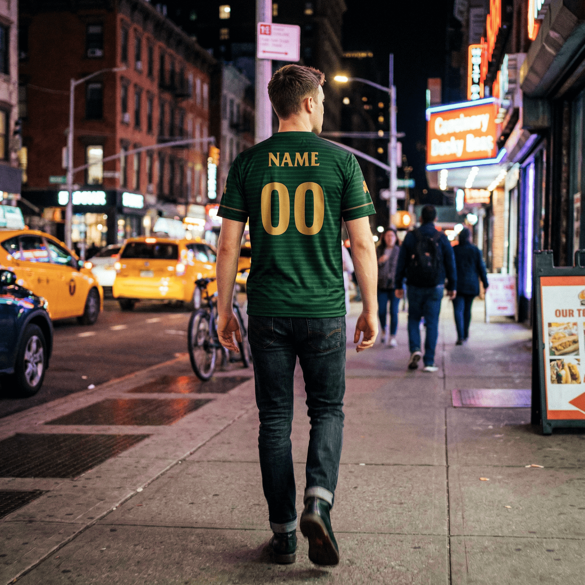 Eirin Apparel Unisex Jersey Eirin 'Irish Rebel' Celtic Cross Jersey – Personalised Name & Number