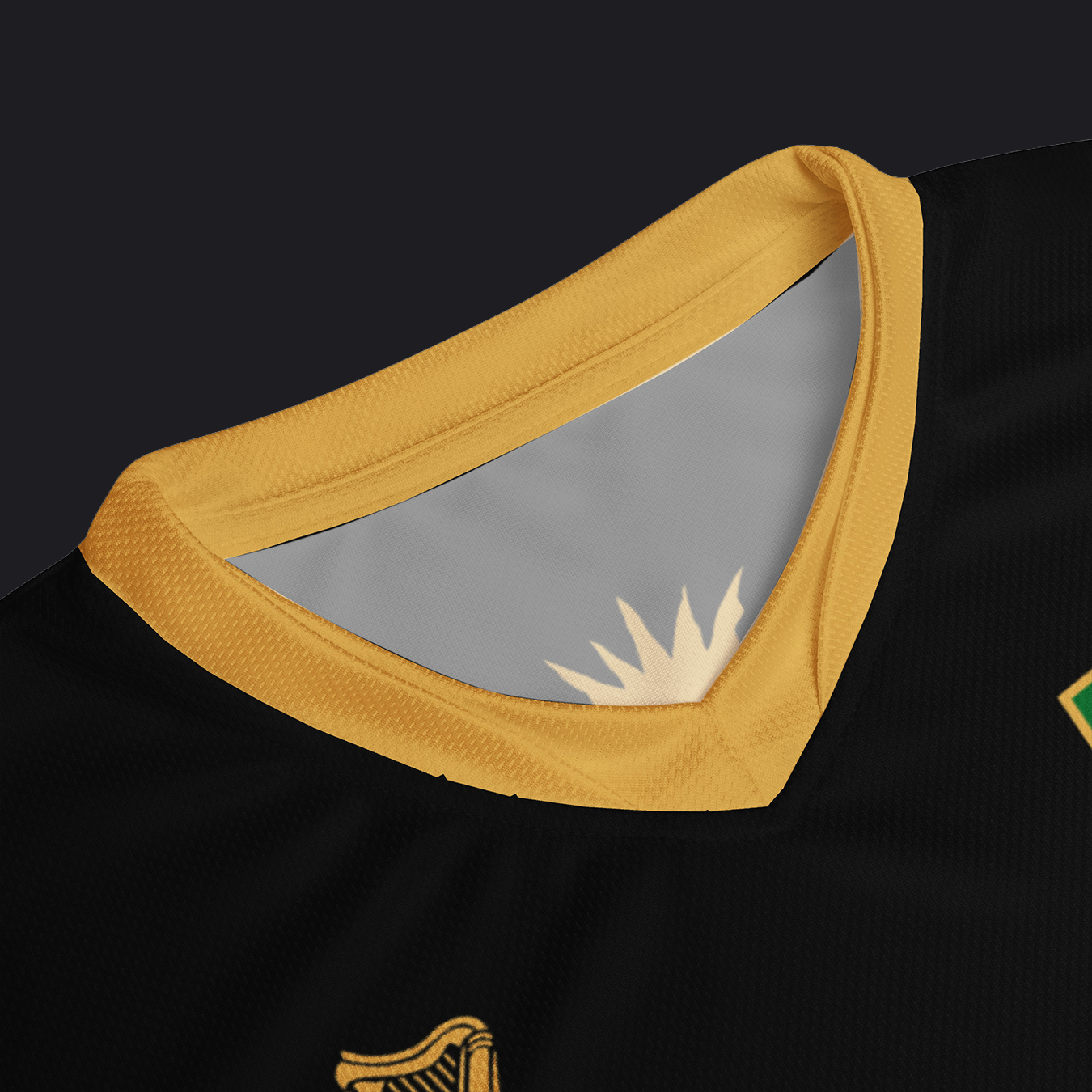 Eirin Apparel Unisex Jersey Eirin 'Irish Republic' Proclamation Jersey – Black/Gold