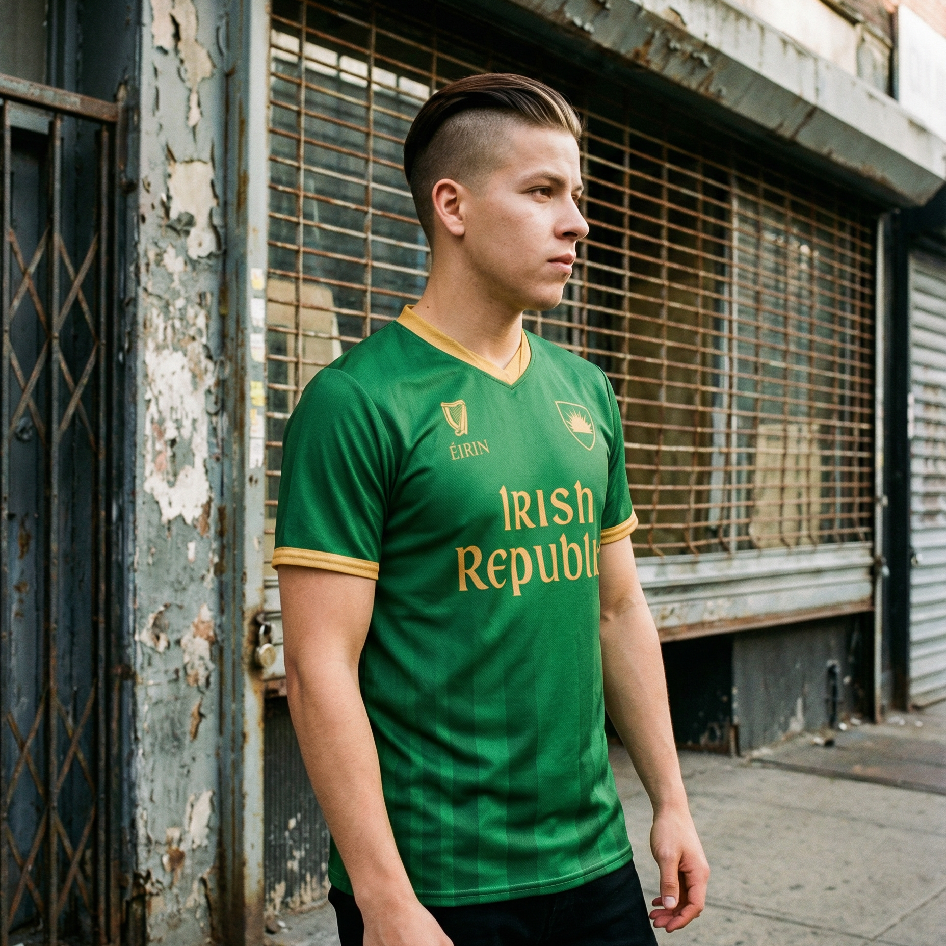 Eirin Apparel Unisex Jersey Eirin 'Irish Republic' Proclamation Jersey – Green/Gold