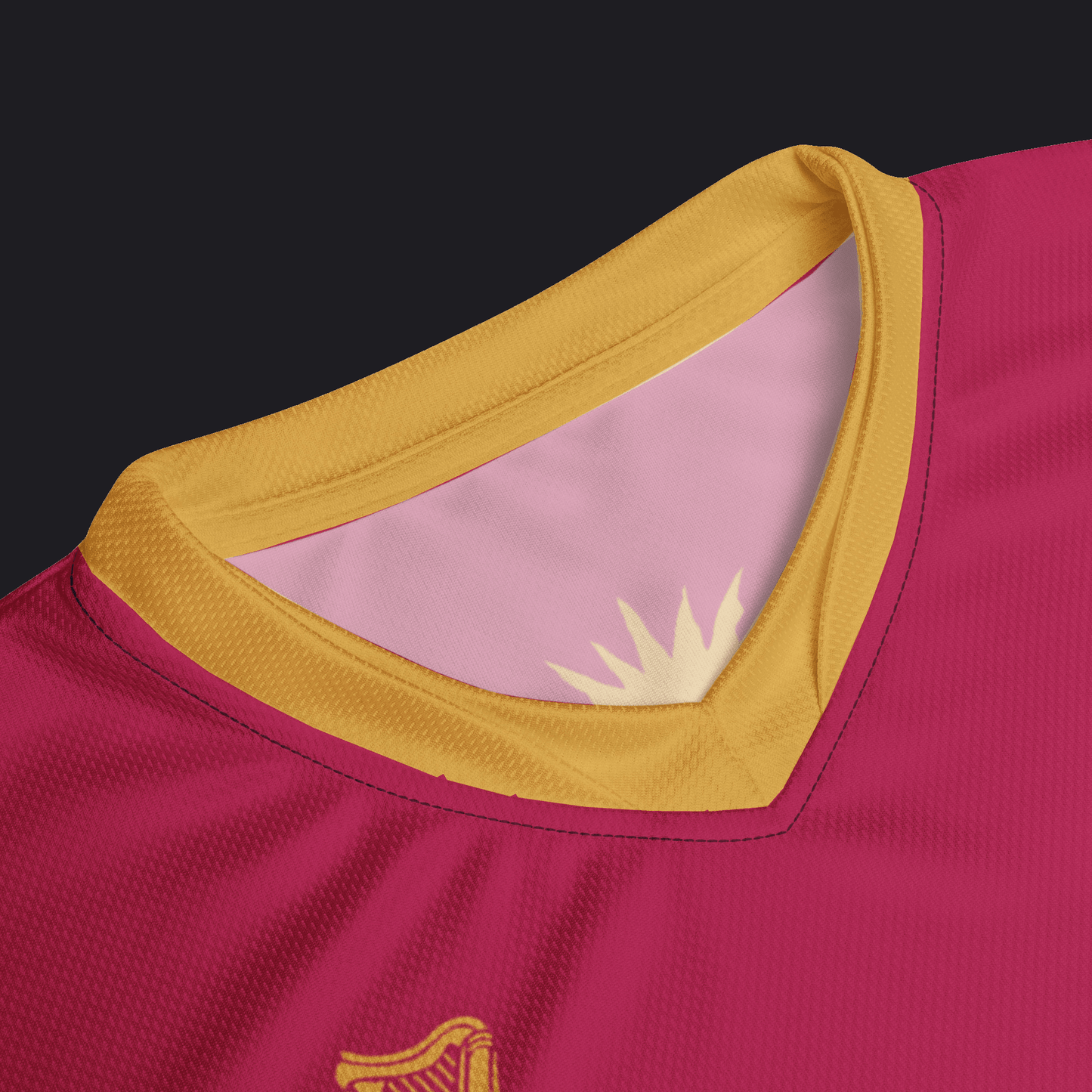 Eirin Apparel Unisex Jersey Eirin 'Irish Republic' Proclamation Jersey – Pink/Gold