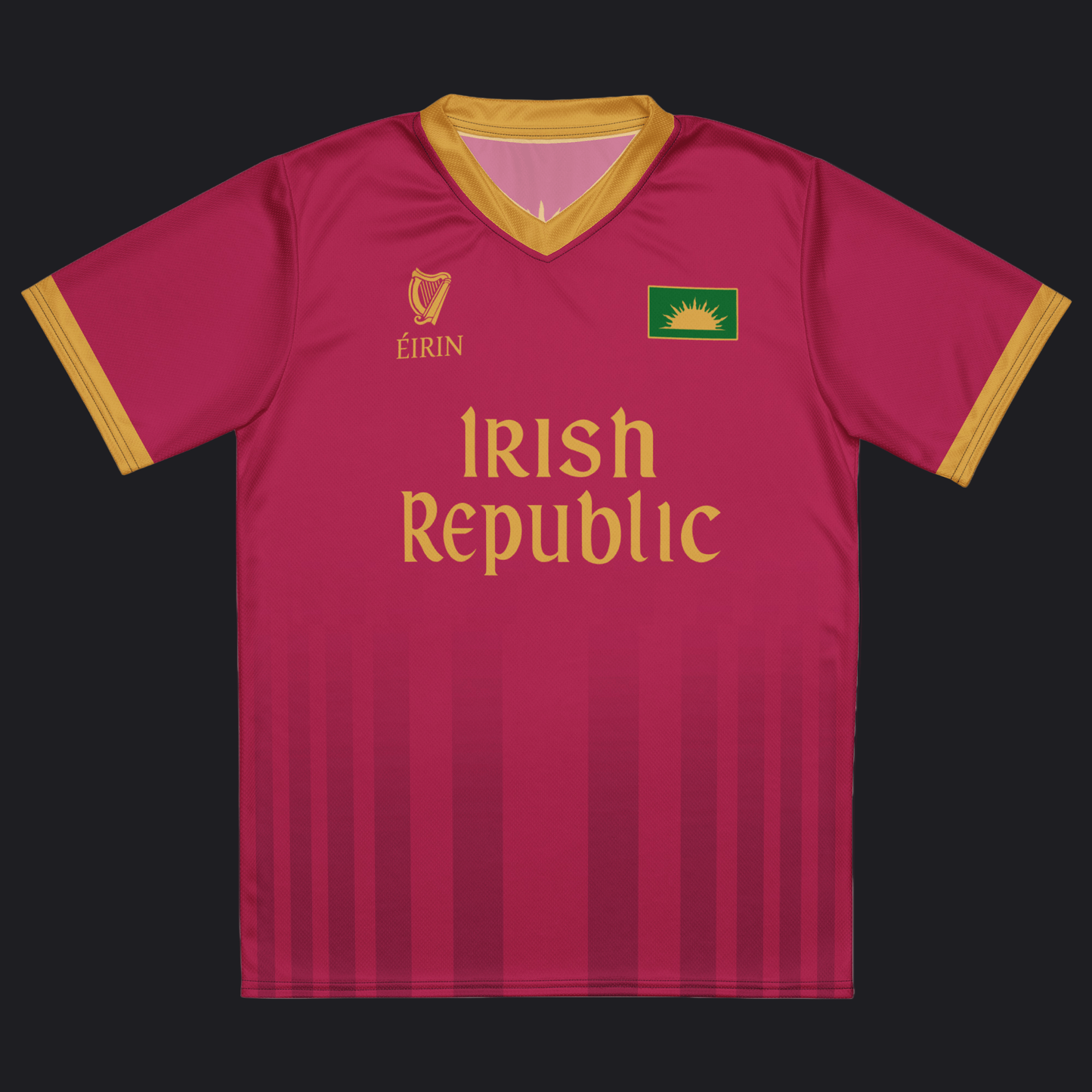 Eirin Apparel Unisex Jersey Eirin 'Irish Republic' Proclamation Jersey – Pink/Gold