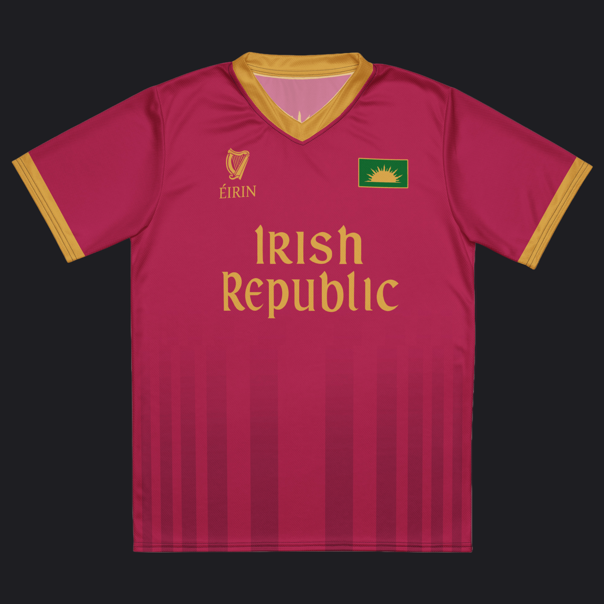 Eirin Apparel Unisex Jersey Eirin 'Irish Republic' Proclamation Jersey – Pink/Gold