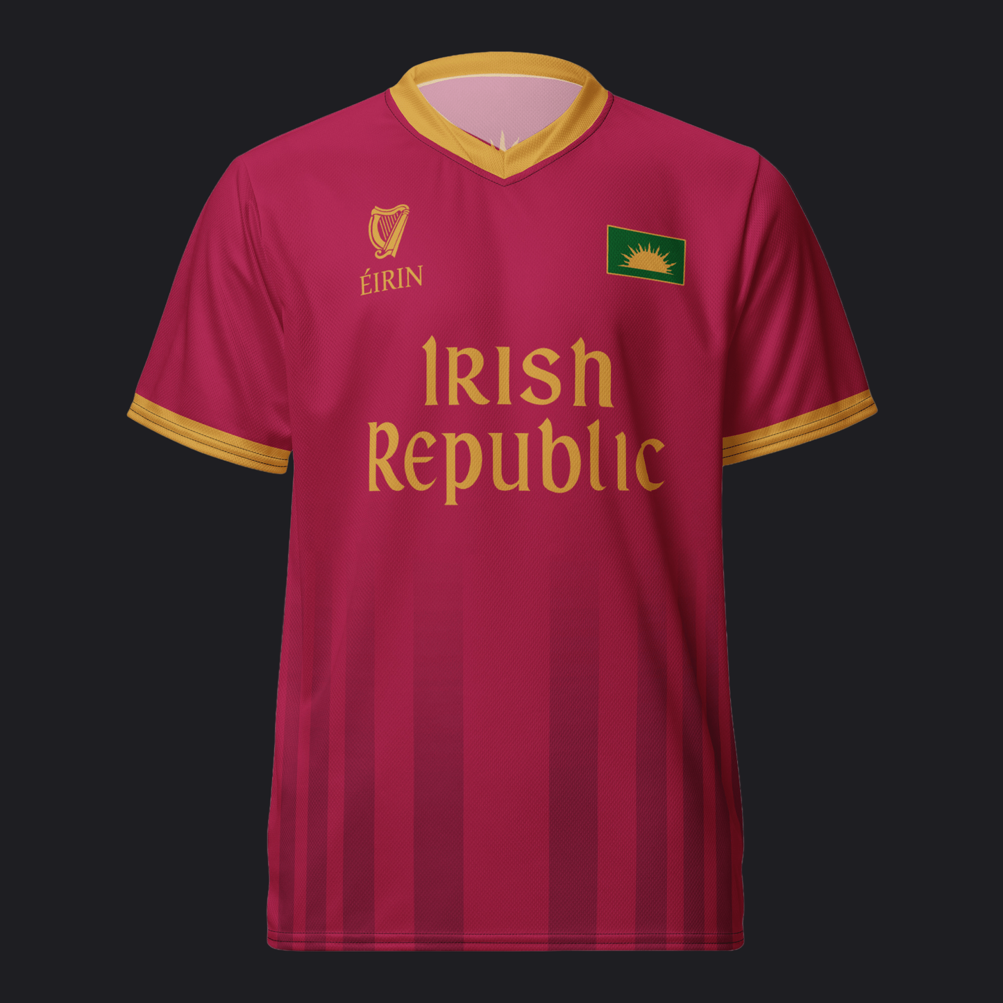 Eirin Apparel Unisex Jersey Eirin 'Irish Republic' Proclamation Jersey – Pink/Gold