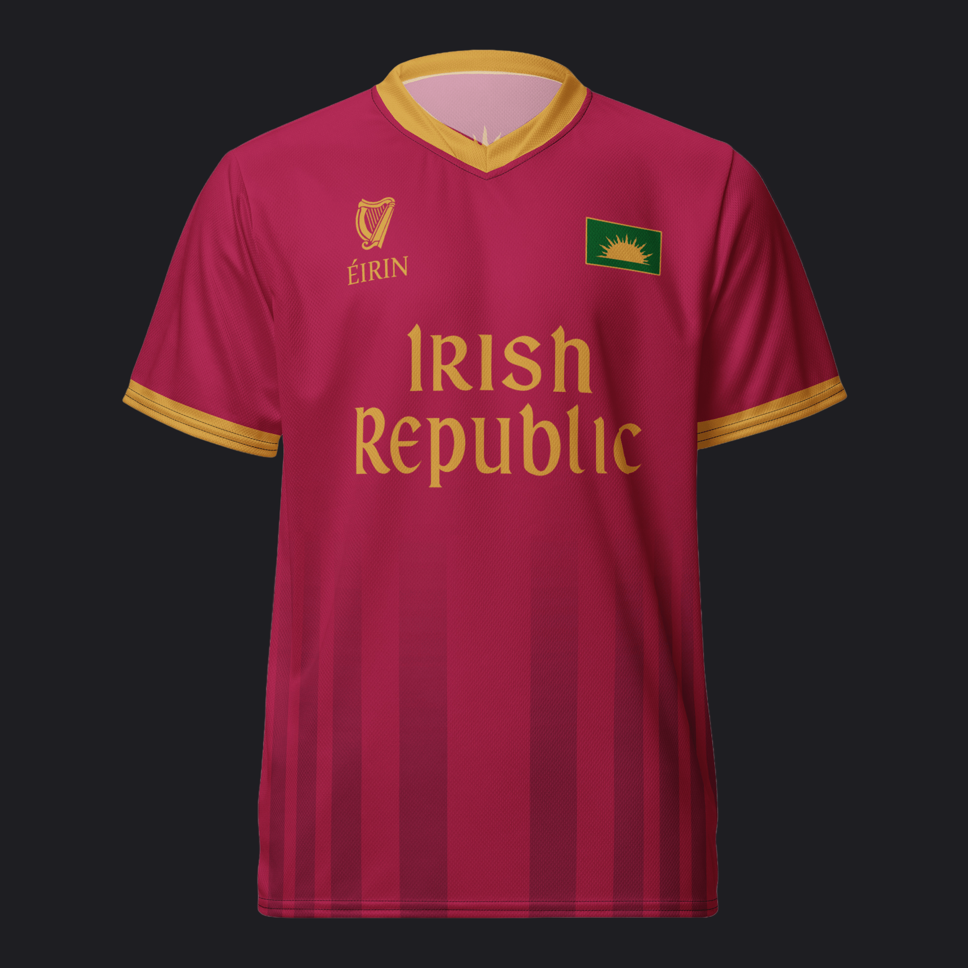 Eirin Apparel Unisex Jersey Eirin 'Irish Republic' Proclamation Jersey – Pink/Gold