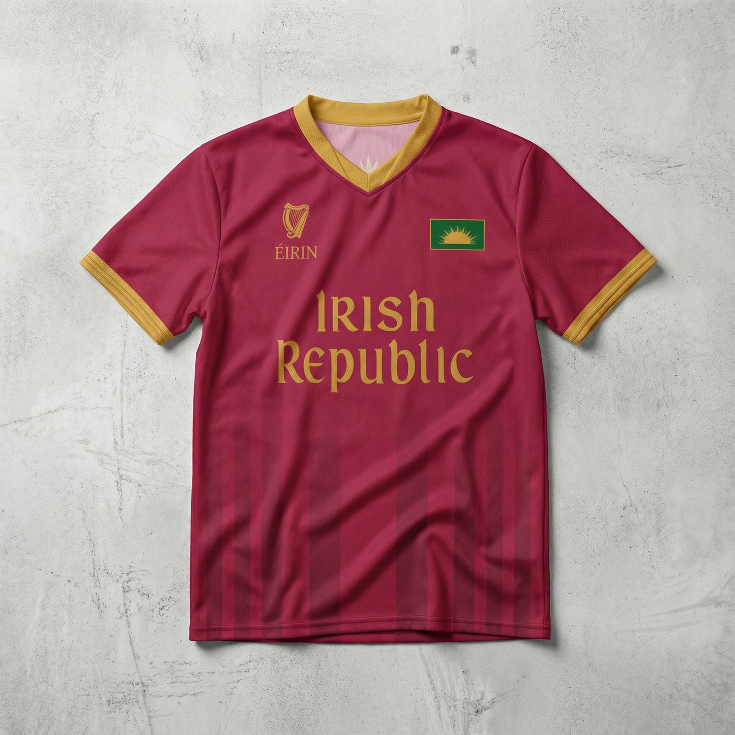 Eirin Apparel Unisex Jersey Eirin 'Irish Republic' Proclamation Jersey – Pink/Gold