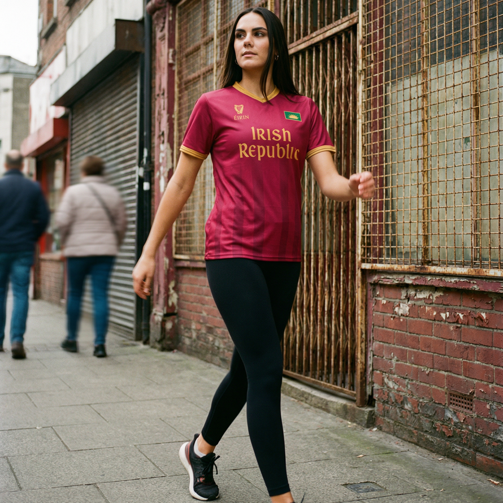 Eirin Apparel Unisex Jersey Eirin 'Irish Republic' Proclamation Jersey – Pink/Gold