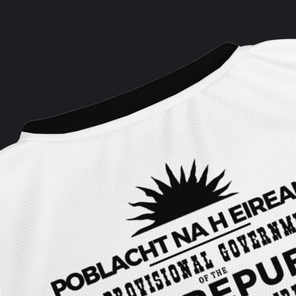 Eirin Apparel Unisex Jersey Eirin 'Irish Republic' Proclamation Jersey – White/Black