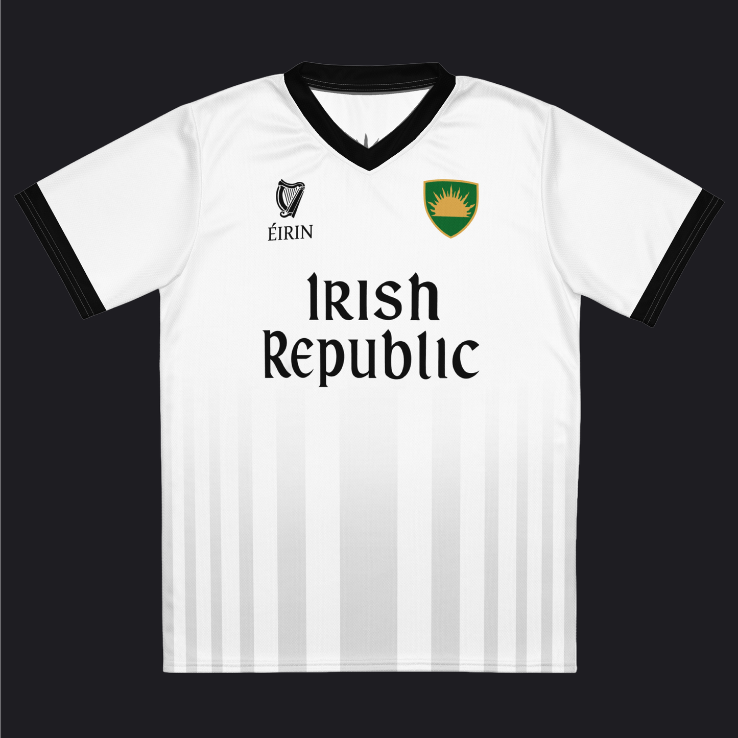 Eirin Apparel Unisex Jersey Eirin 'Irish Republic' Proclamation Jersey – White/Black