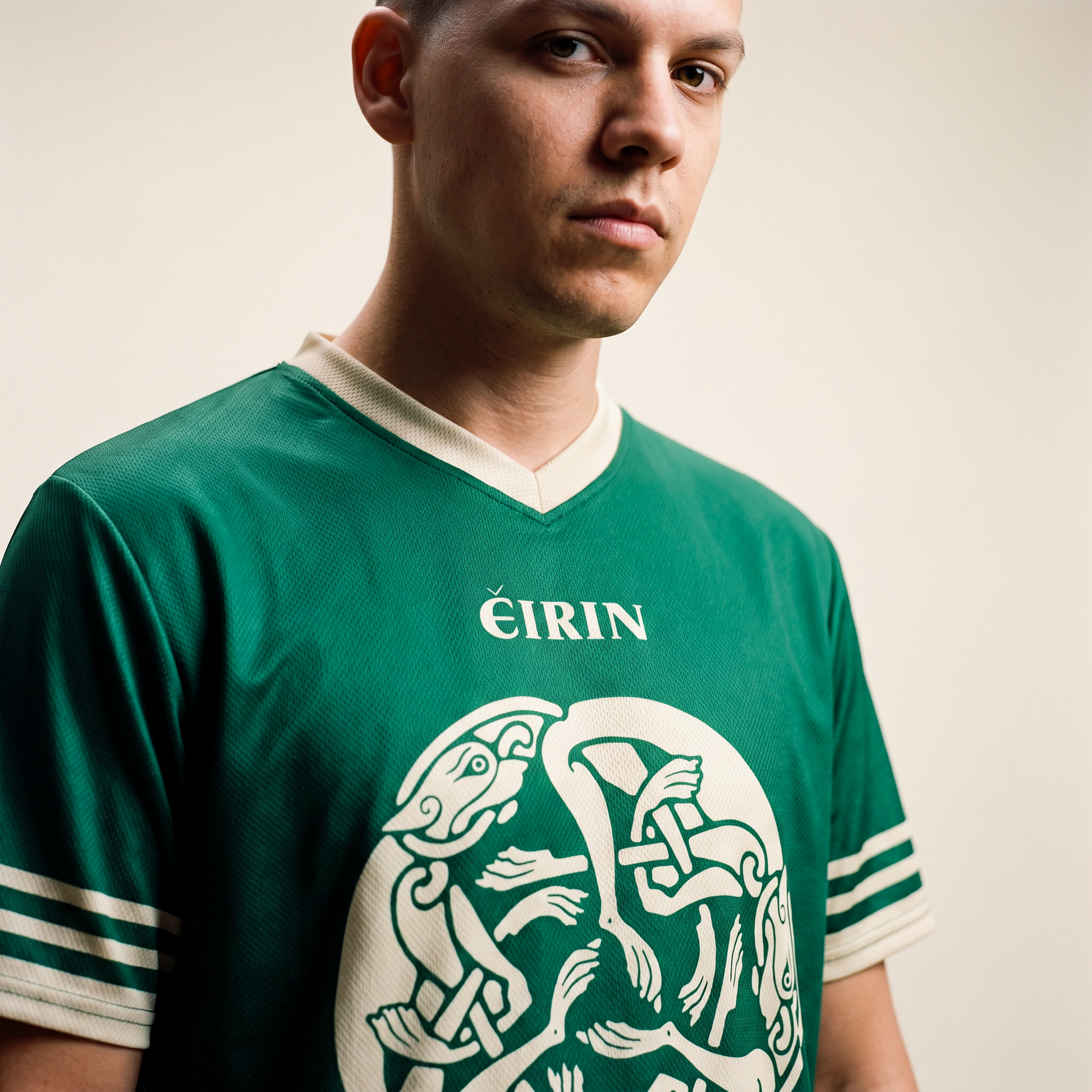 Eirin Apparel Unisex Jersey ‘Láidreacht’ Celtic Hounds Jersey – High King Green