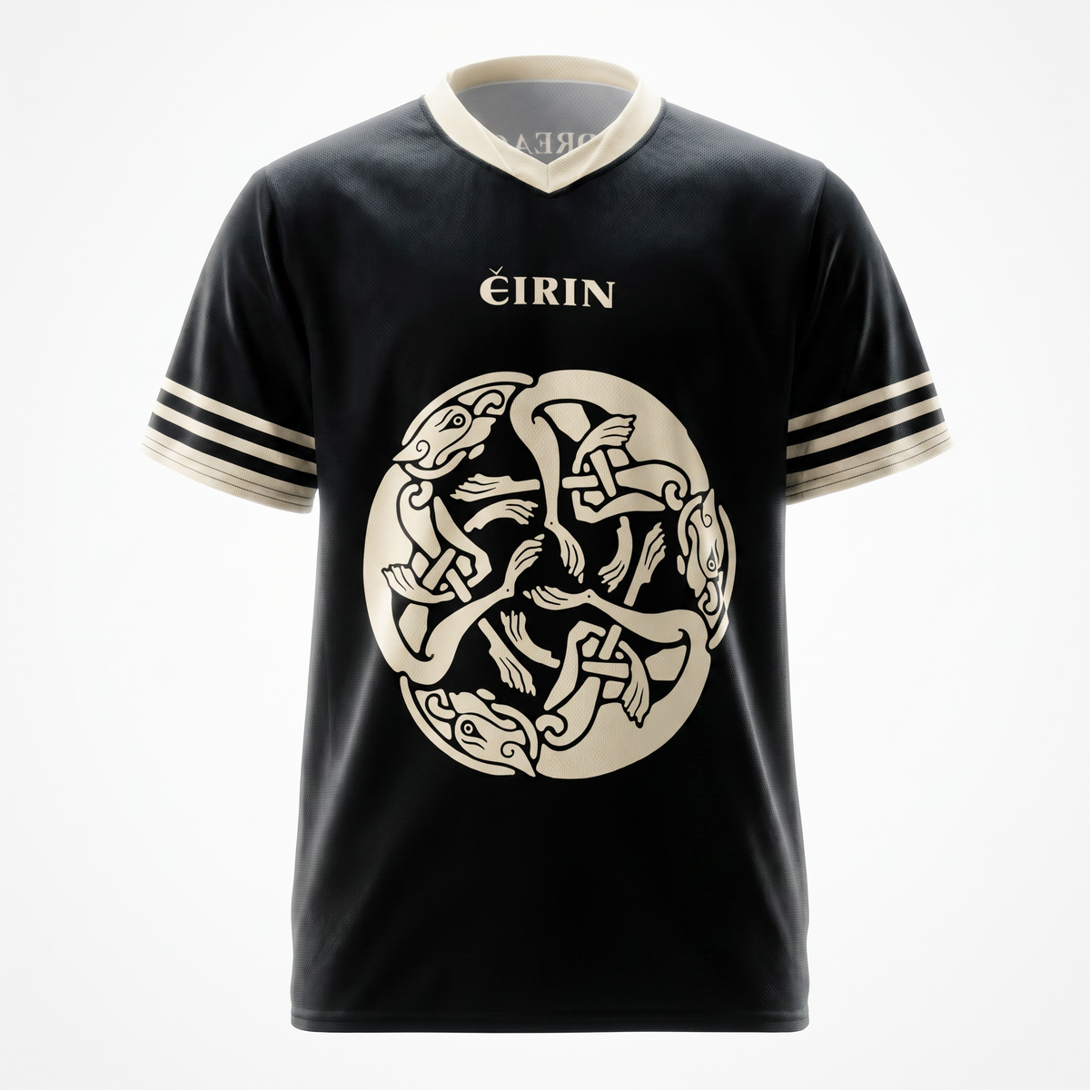 Eirin Apparel Unisex Jersey ‘Láidreacht’ Celtic Hounds Jersey – Warrior Black