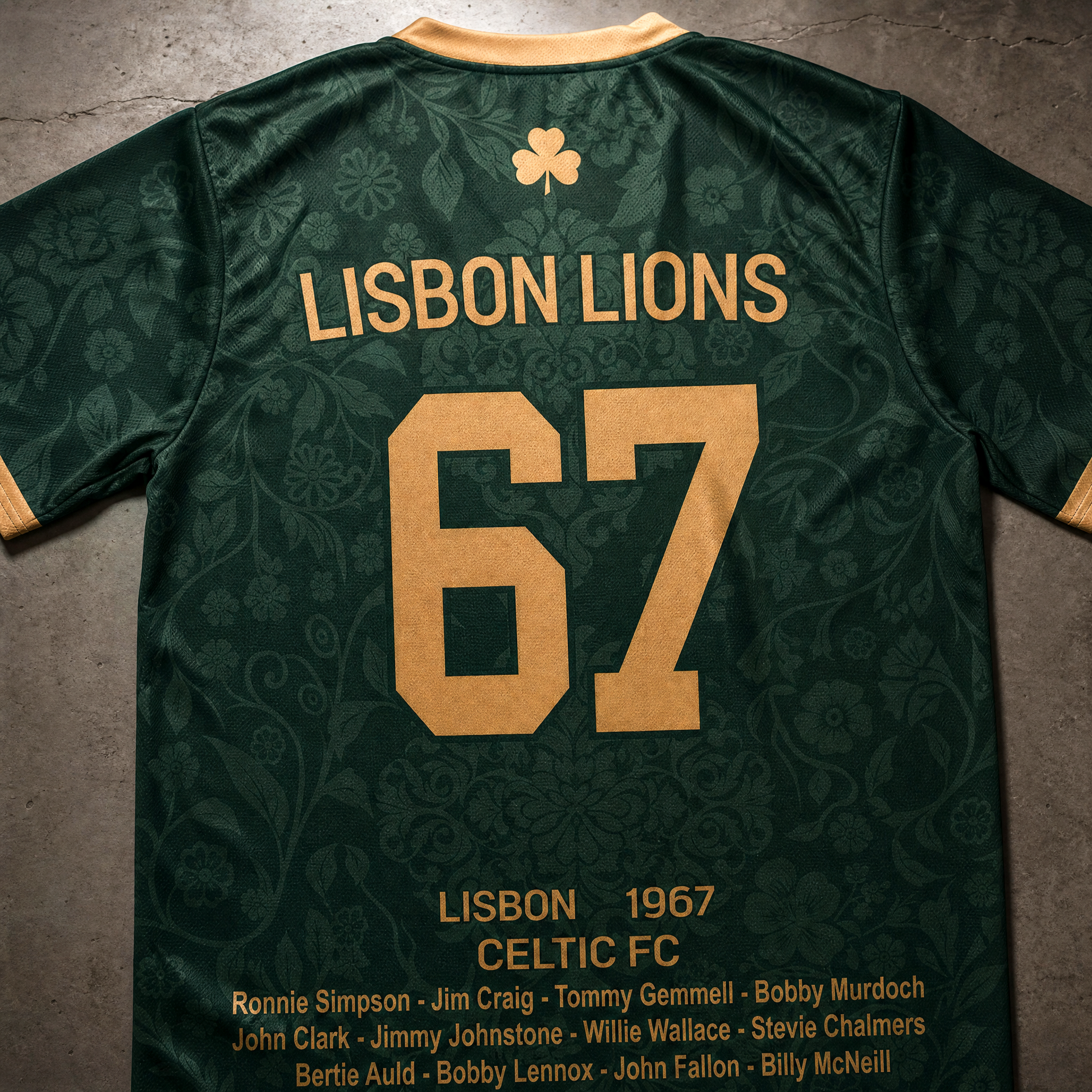 Eirin Apparel Unisex Jersey 'Lisbon Lions '67' Tribute Jersey – Limited Edition