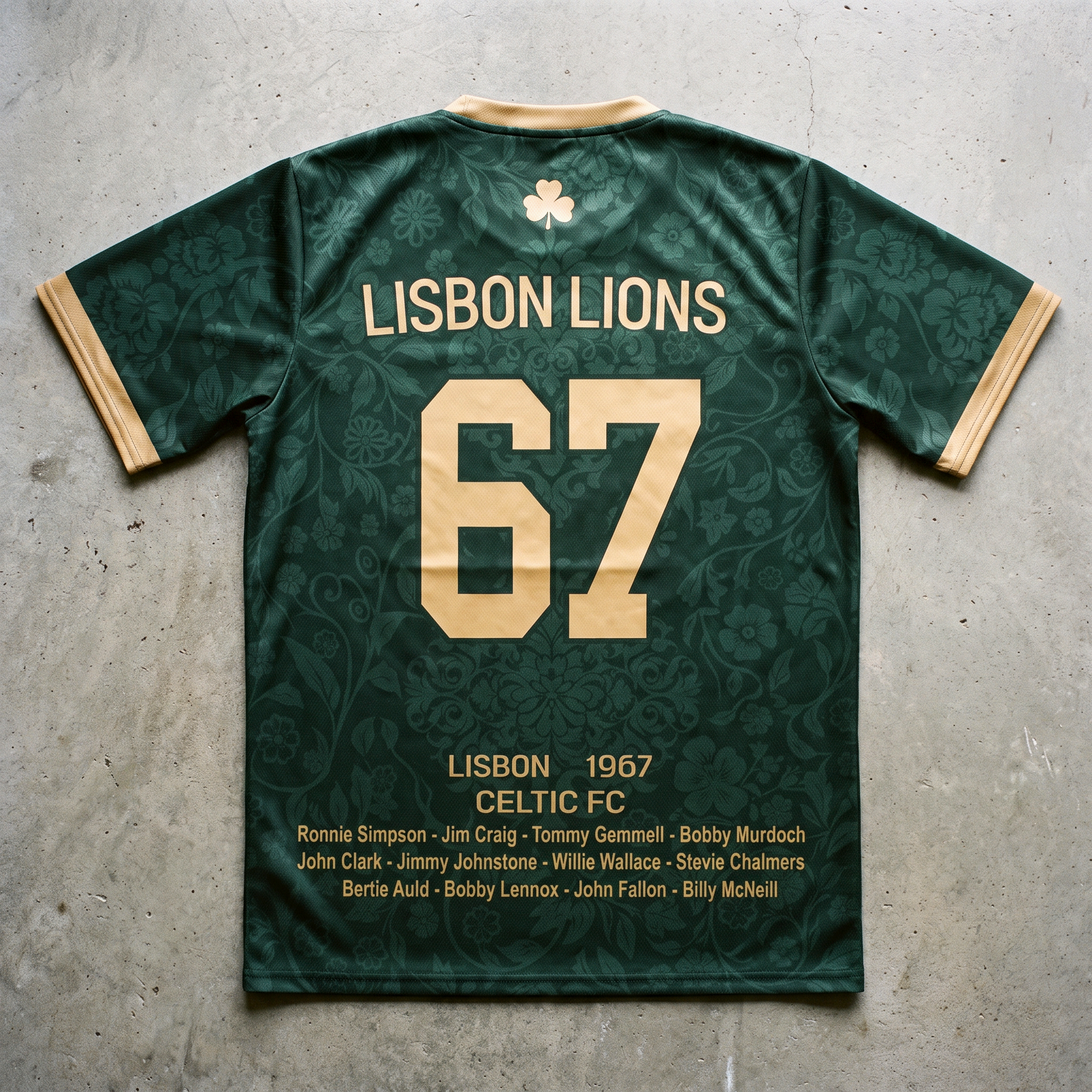Eirin Apparel Unisex Jersey 'Lisbon Lions '67' Tribute Jersey – Limited Edition
