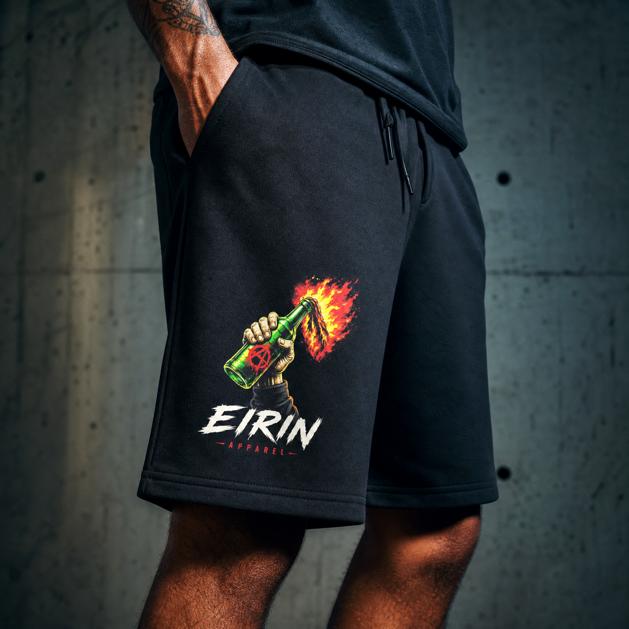 Eirin Apparel Unisex Shorts 'Petrol' Jogger Shorts