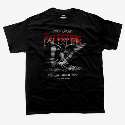 Eirin Apparel Unisex T-Shirt Black / S Unisex 'FCK Israel Free Palestine' T-Shirt