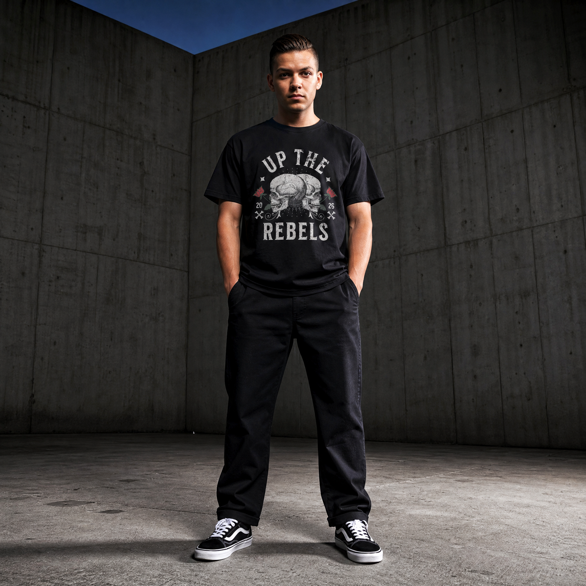 Eirin Apparel Unisex T-Shirt Black / S 'Up The Rebels' T-Shirt