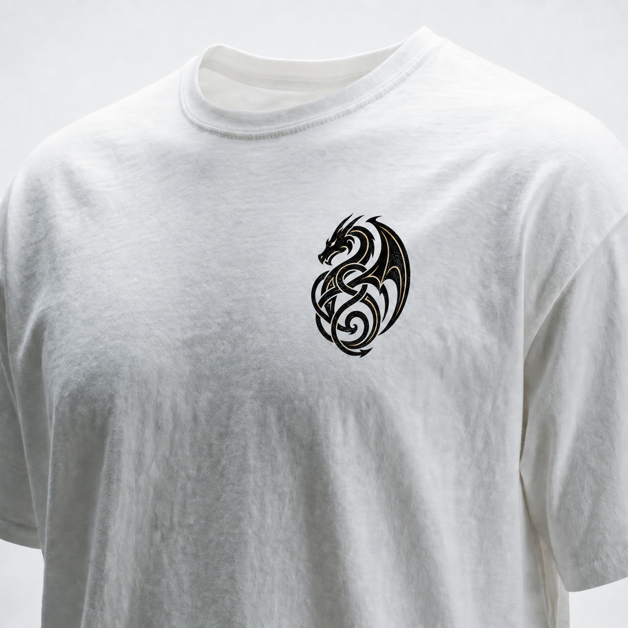 Eirin Apparel Unisex T-Shirt Celtic Symbol Series – Dragon 'Cumhacht' (Power) T-Shirt