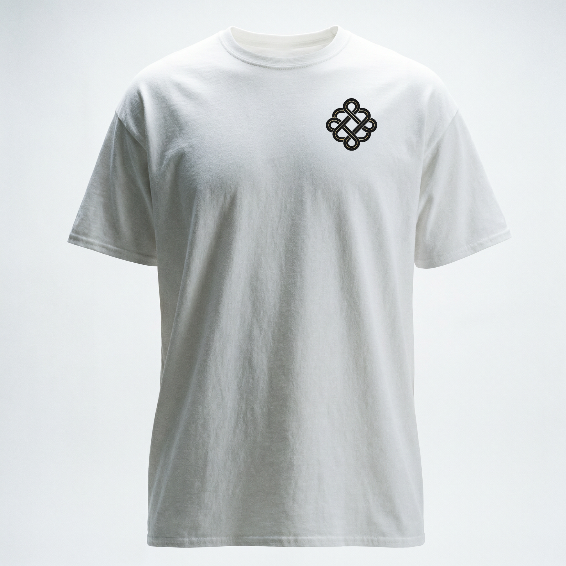 Eirin Apparel Unisex T-Shirt Celtic Symbol Series – Eternity Knot 'Leanúnachas' (Continuity) T-Shirt