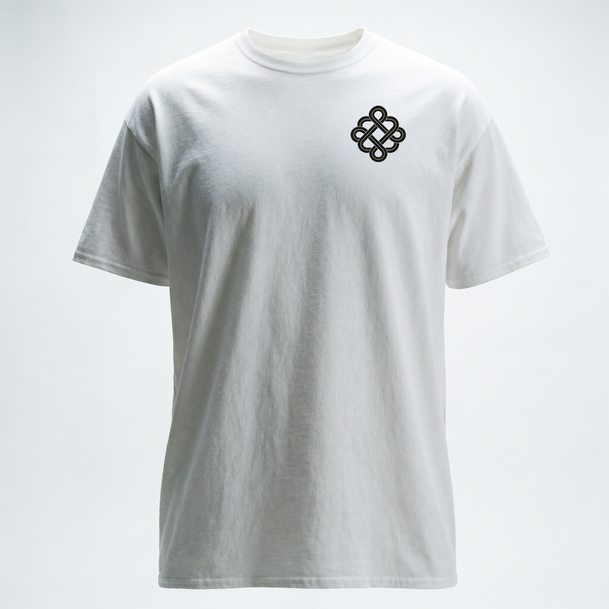 Eirin Apparel Unisex T-Shirt Celtic Symbol Series – Eternity Knot 'Leanúnachas' (Continuity) T-Shirt