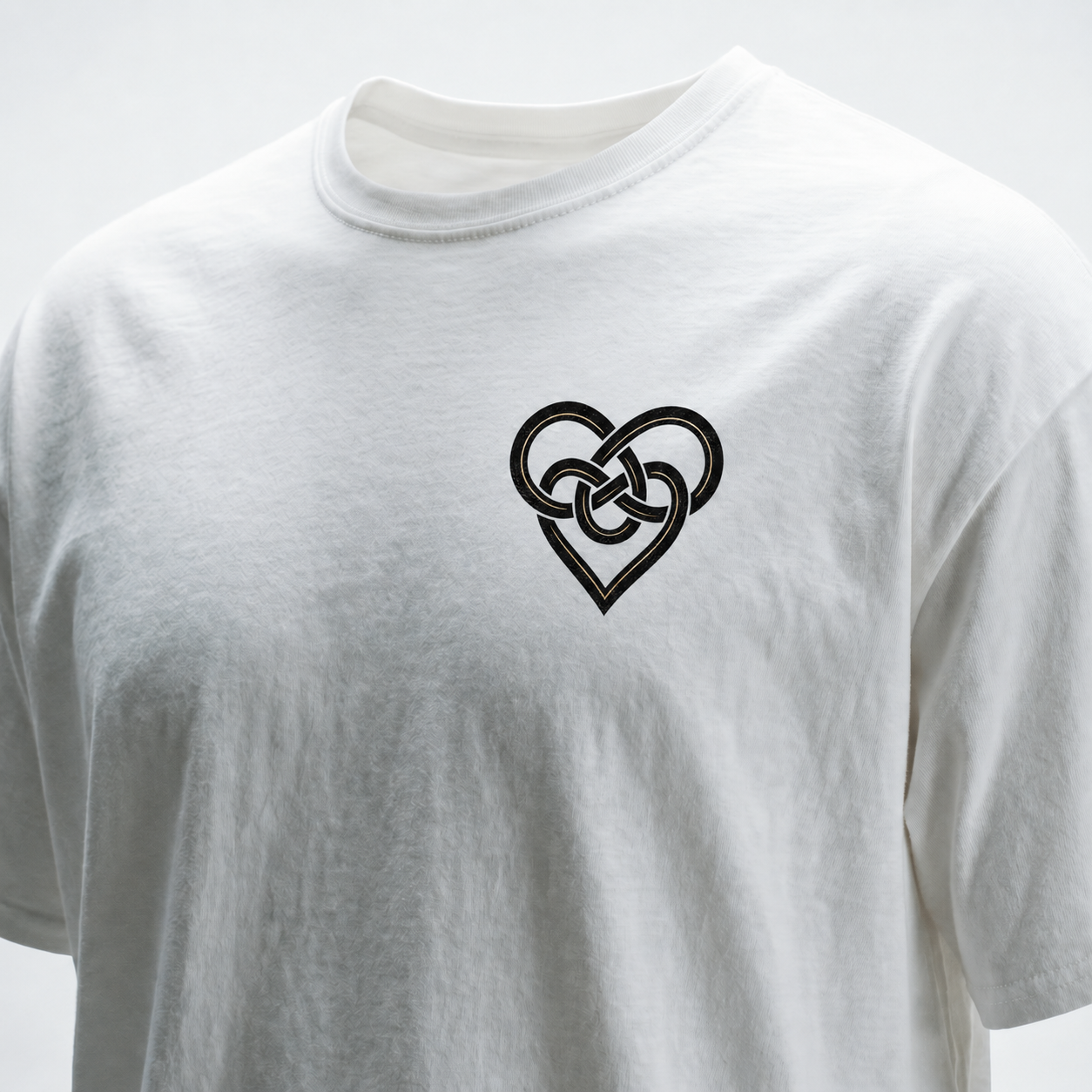 Eirin Apparel Unisex T-Shirt Celtic Symbol Series – Love Knot 'Dílseacht' (Loyalty) T-Shirt