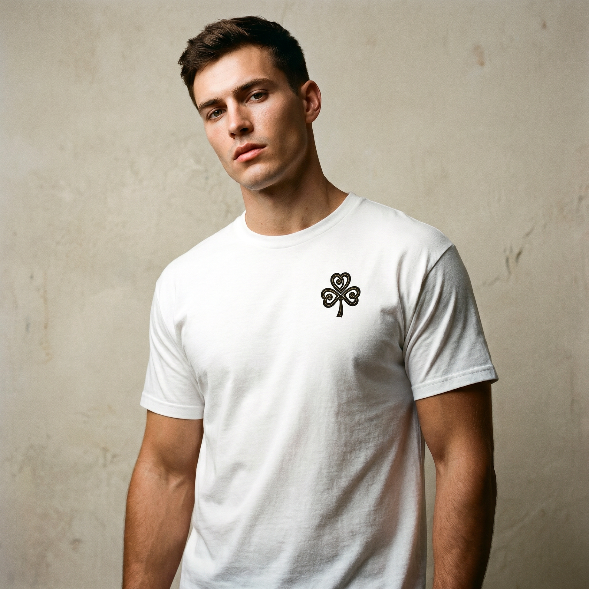 Eirin Apparel Unisex T-Shirt Celtic Symbol Series – Shamrock 'Dúchas' (Heritage) T-Shirt