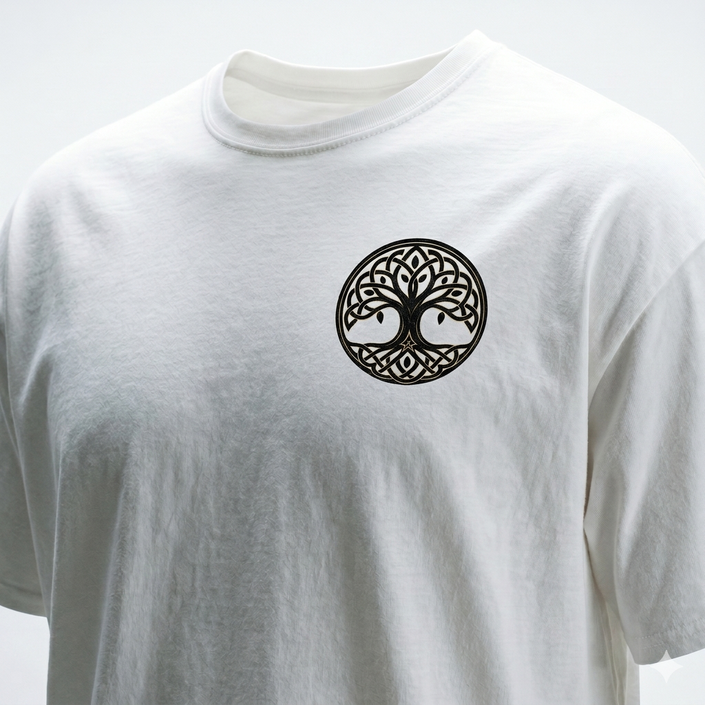 Eirin Apparel Unisex T-Shirt Celtic Symbol Series – Tree of Life 'Comhcheangal' (Interconnectedness) T-Shirt
