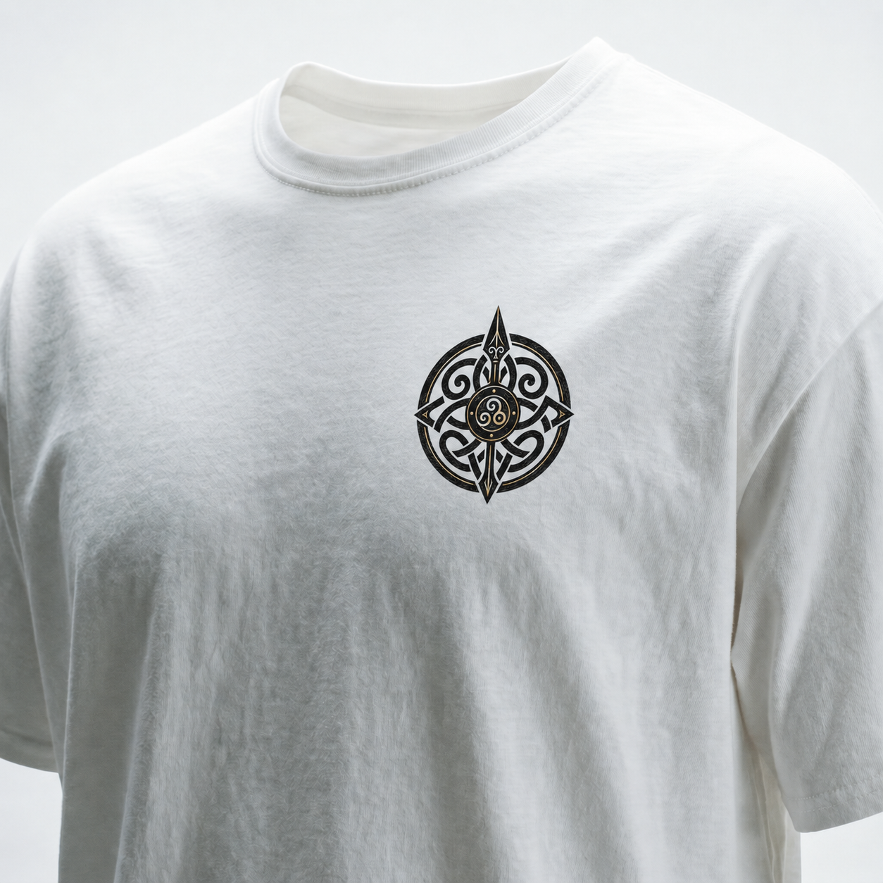 Eirin Apparel Unisex T-Shirt Celtic Symbol Series – Warrior's Knot 'Misneach' (Courage) T-Shirt