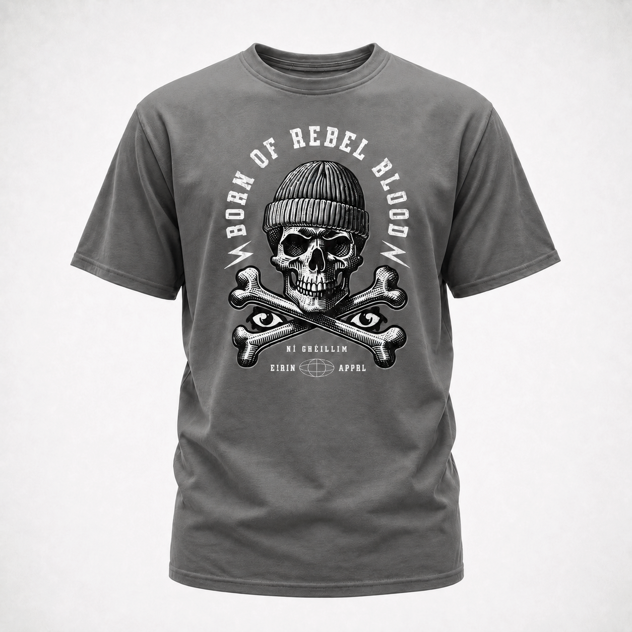 Eirin Apparel Unisex T-Shirt Charcoal / S 'Rebel Blood' T-Shirt