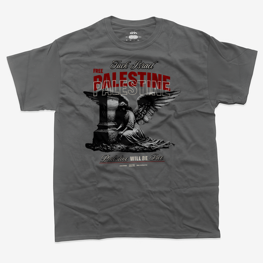 Eirin Apparel Unisex T-Shirt Charcoal / S Unisex 'FCK Israel Free Palestine' T-Shirt