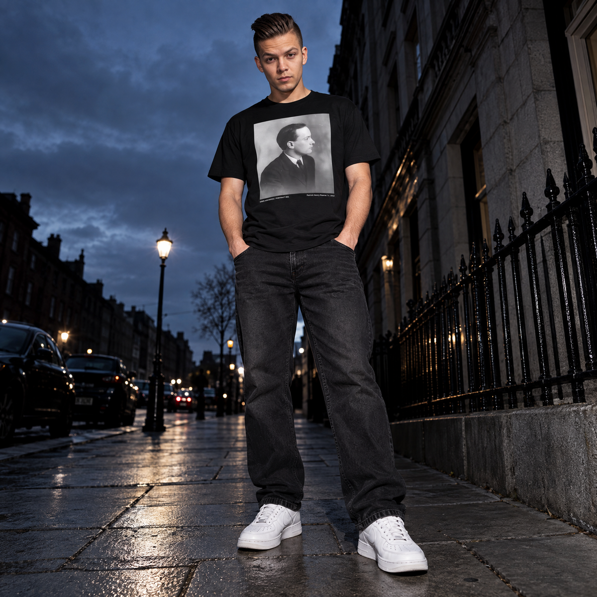 Eirin Apparel Unisex T-Shirt EIRIN ARCHIVES 2 / PORTRAIT 001 — Patrick Henry Pearse