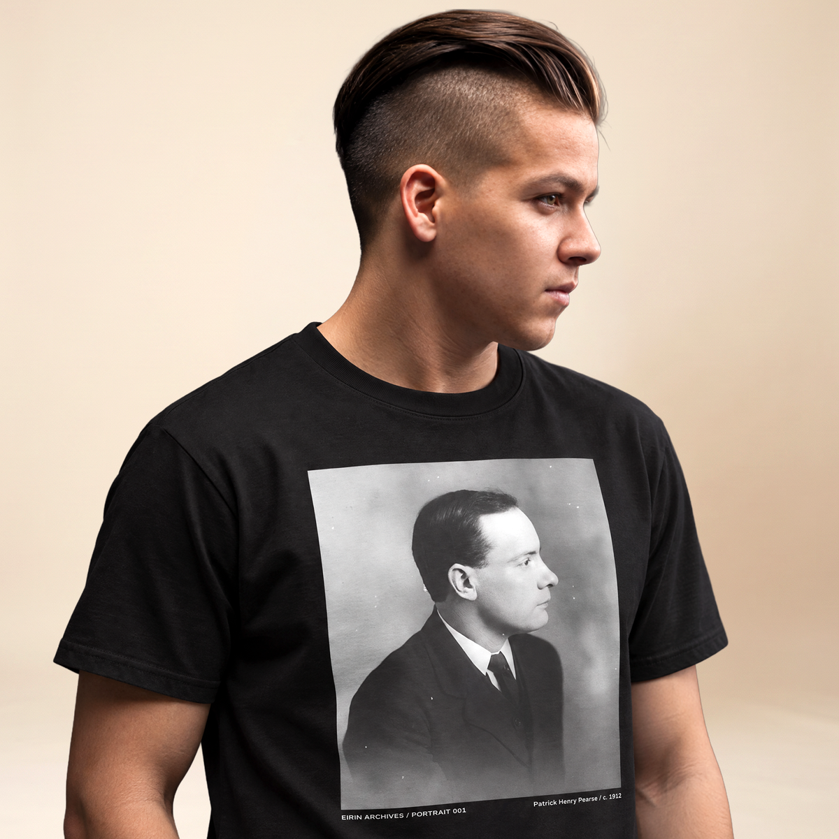 Eirin Apparel Unisex T-Shirt EIRIN ARCHIVES 2 / PORTRAIT 001 — Patrick Henry Pearse