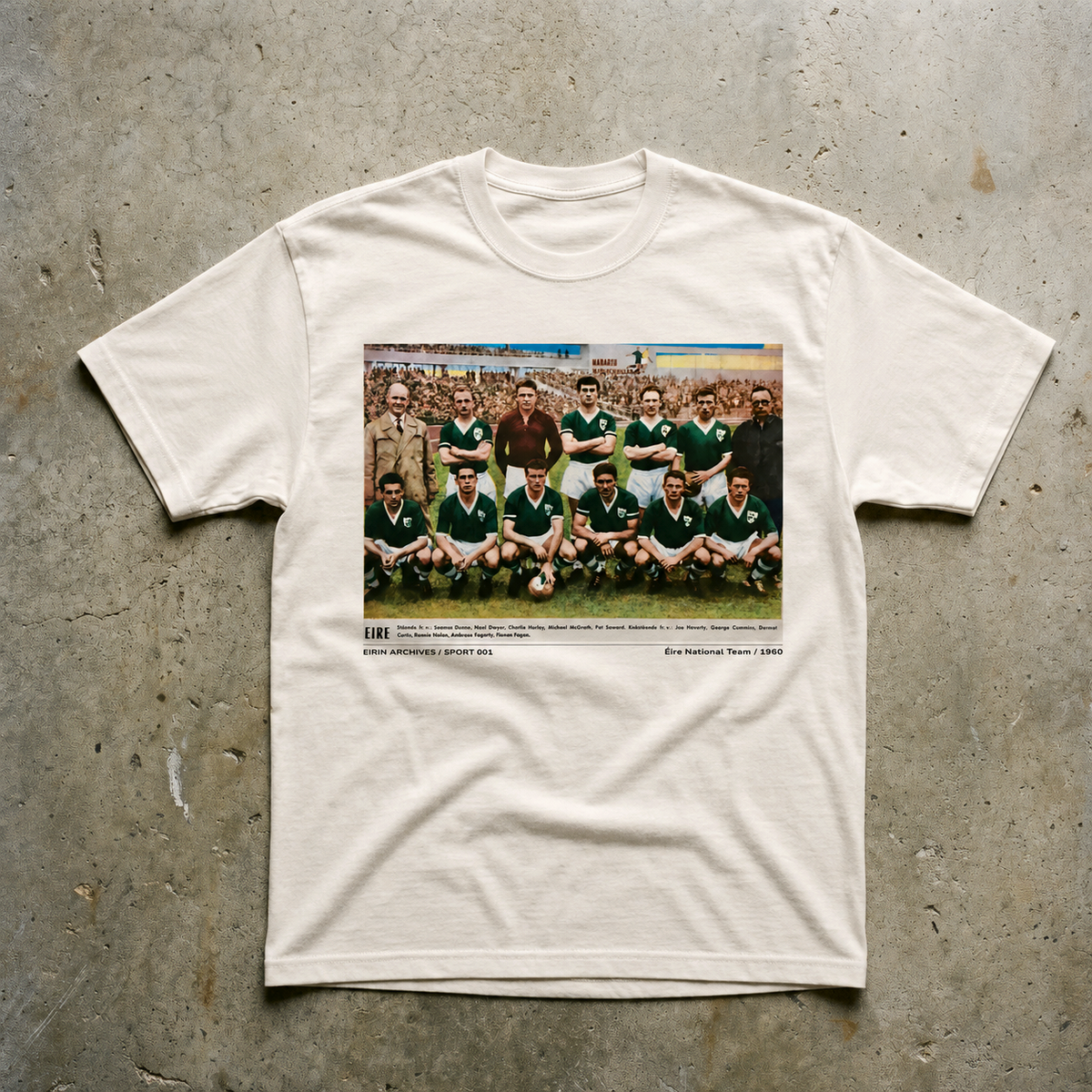 Eirin Apparel Unisex T-Shirt EIRIN ARCHIVES 3 / SPORT 001 — Éire Team 1960