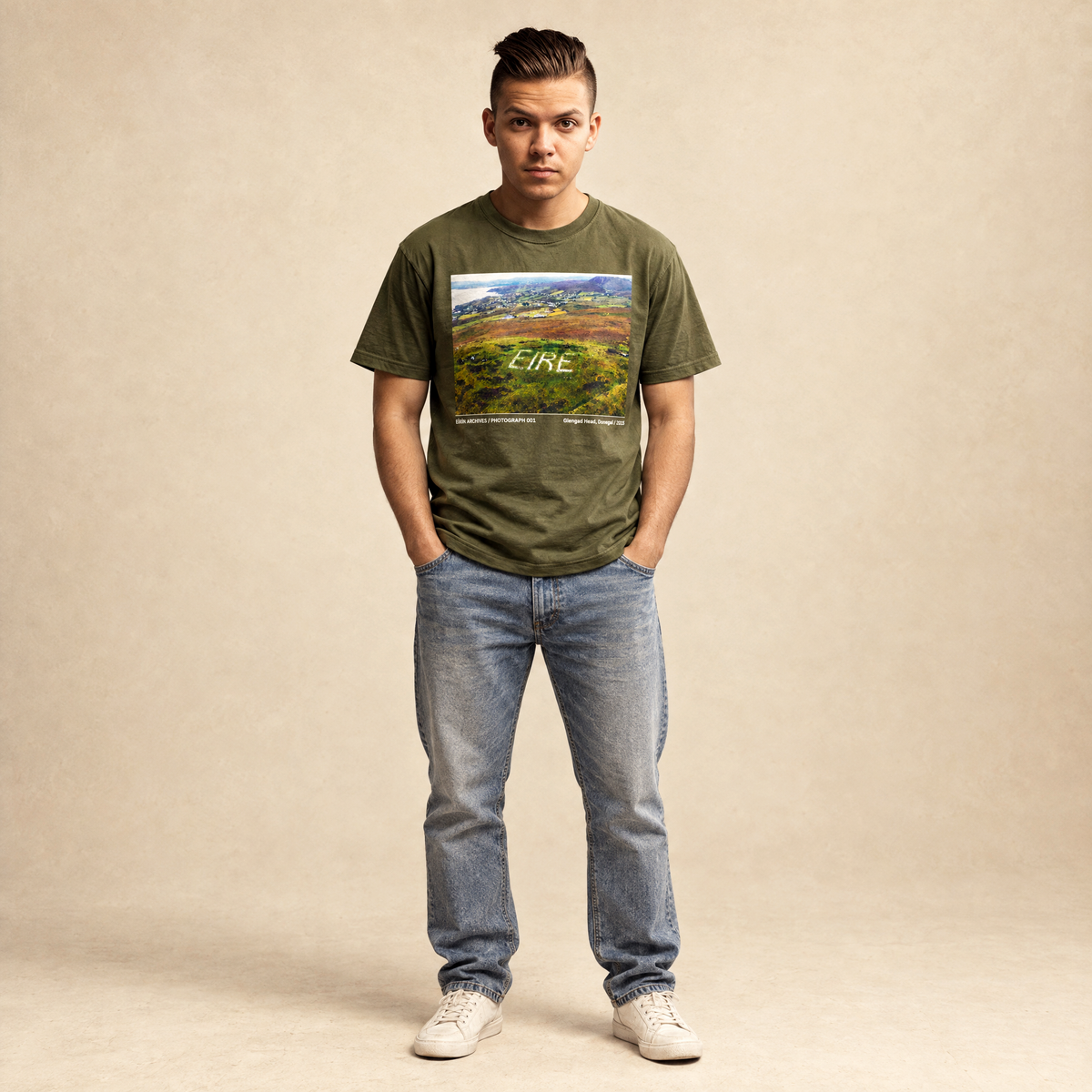 Eirin Apparel Unisex T-Shirt EIRIN ARCHIVES 5 / PHOTOGRAPH 001 – Glengad Head 2015